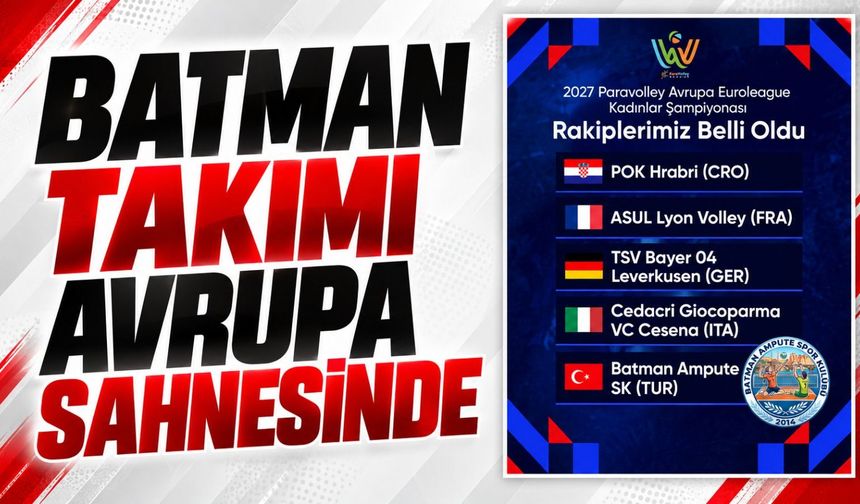Batman takımı Avrupa sahnesinde